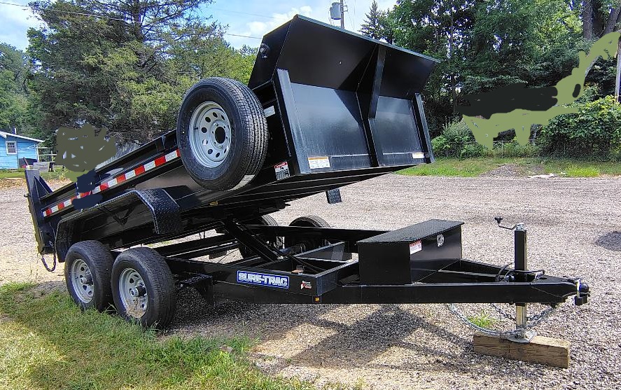 2022 SURE TRAC 12 foot Low Profile Homeowner Dump Trailer - Image 7